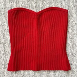 Babaton Aritzia Sculpt Knit Sweetheart Tube Top